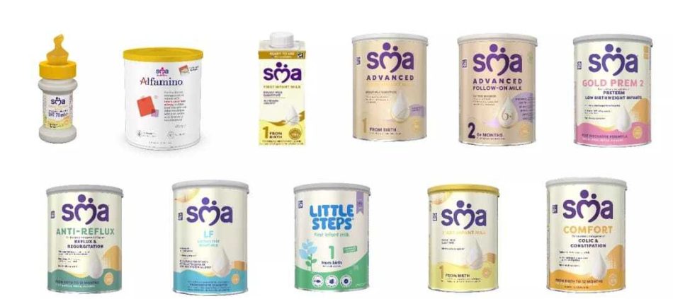 CCC-AI public health alert contaminated SMA infant formula from the UK 